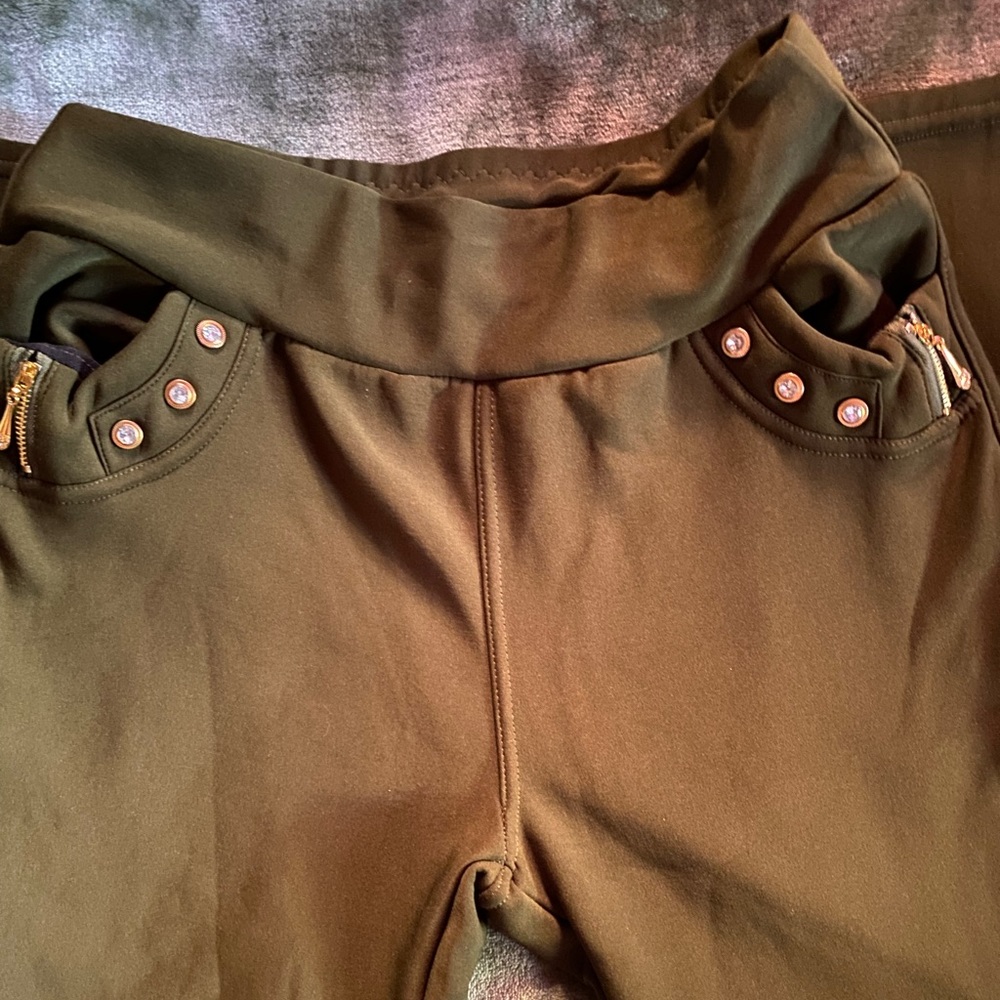 Olive pants